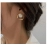 Imitation Pearl Earring for Women Gold Color Round Stud Earrings Korean Delicate Irregular Design Unusual 2023 Fashion Jewelry