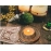 Witch Altar Tray Astrology Plate Ritual Dish Decor Pentacle Candle Holder Pentagram Wooden Tray Wiccan Tarot Candlestick Plate
