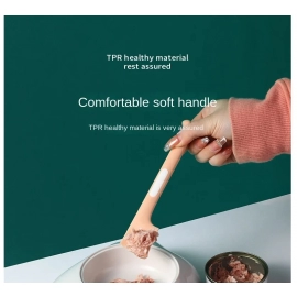 Cat Canning Spoon Dog Wet Food Pet Feeding Stir Long-handled Cat Spoon Can Open Lid Pet Canning Spoon