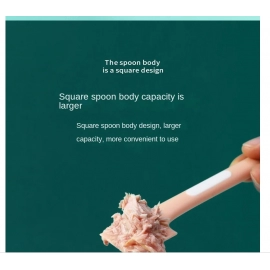 Cat Canning Spoon Dog Wet Food Pet Feeding Stir Long-handled Cat Spoon Can Open Lid Pet Canning Spoon