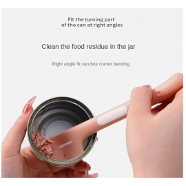 Cat Canning Spoon Dog Wet Food Pet Feeding Stir Long-handled Cat Spoon Can Open Lid Pet Canning Spoon