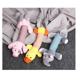 New Hot Pet Dog Toy Squeak Plush Toys For Dogs Supplies Fit for All Puppy Pet Sound Funny Durable Chew Molar Cute Pets Supplies